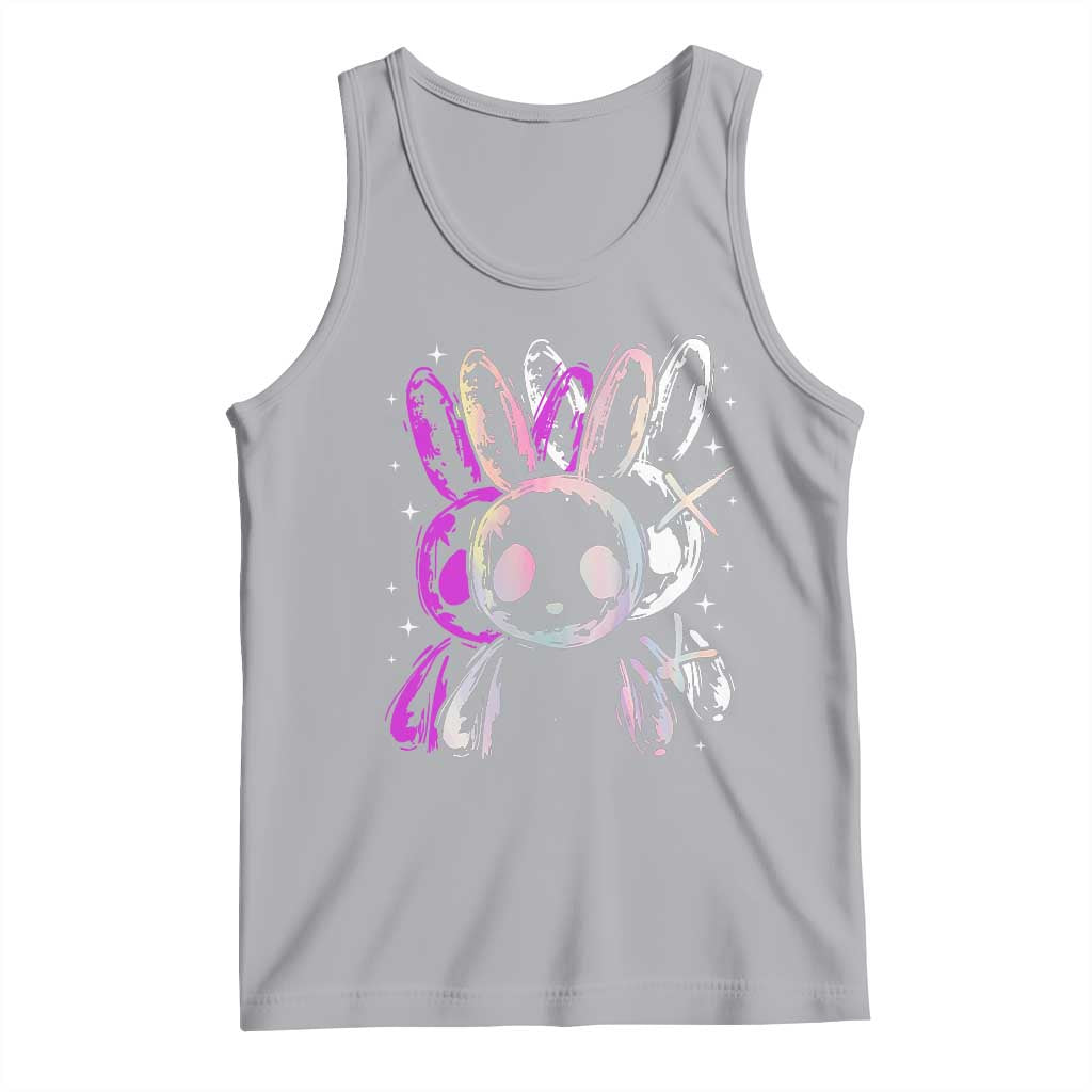 Horror Cute Bunny Rabbit Tank Top Horror Aesthetic TS12 Athletic Heather Print Your Wear