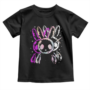Horror Cute Bunny Rabbit Toddler T Shirt Horror Aesthetic TS12 Black Print Your Wear