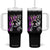 Horror Cute Bunny Rabbit Tumbler With Handle Horror Aesthetic TS12 One Size: 40 oz Black Print Your Wear