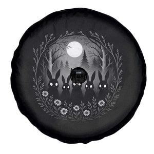 Creepy Cute Bunny Rabbits Spare Tire Cover Dark Horror Aesthetic TS12 Print Your Wear