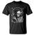 Funny Full Moon Horror Art T Shirt Skeleton Hug Maine Coon Cat TS12 Black Print Your Wear