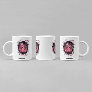 Cute Pastel Goth Bat Cat Coffee Mug Funny Gothic Halloween Art TS12 Print Your Wear
