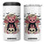 Cute Pastel Goth Vampire Cat 4 in 1 Can Cooler Tumbler Funny Gothic Halloween Art TS12 One Size: 16 oz White Print Your Wear