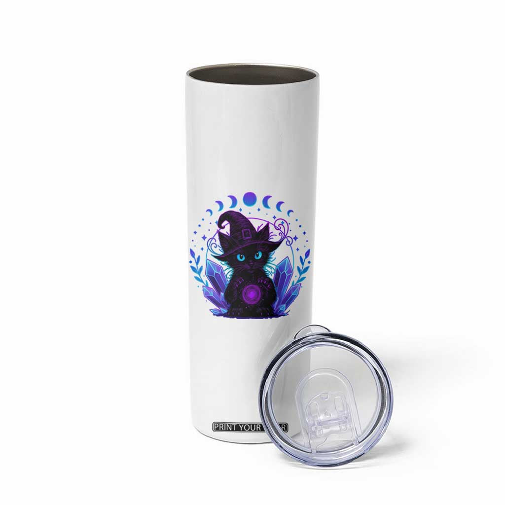 Witchy Black Cat Skinny Tumbler Funny Spellcasting Pastel Goth Aesthetic TS12 Print Your Wear