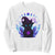 Witchy Black Cat Sweatshirt Funny Spellcasting Pastel Goth Aesthetic TS12 White Print Your Wear