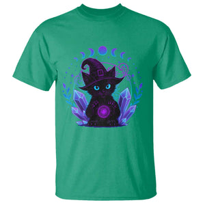 Witchy Black Cat T Shirt Funny Spellcasting Pastel Goth Aesthetic TS12 Irish Green Print Your Wear