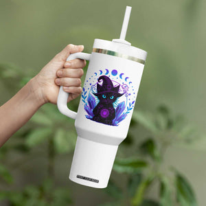 Witchy Black Cat Tumbler With Handle Funny Spellcasting Pastel Goth Aesthetic TS12 Print Your Wear