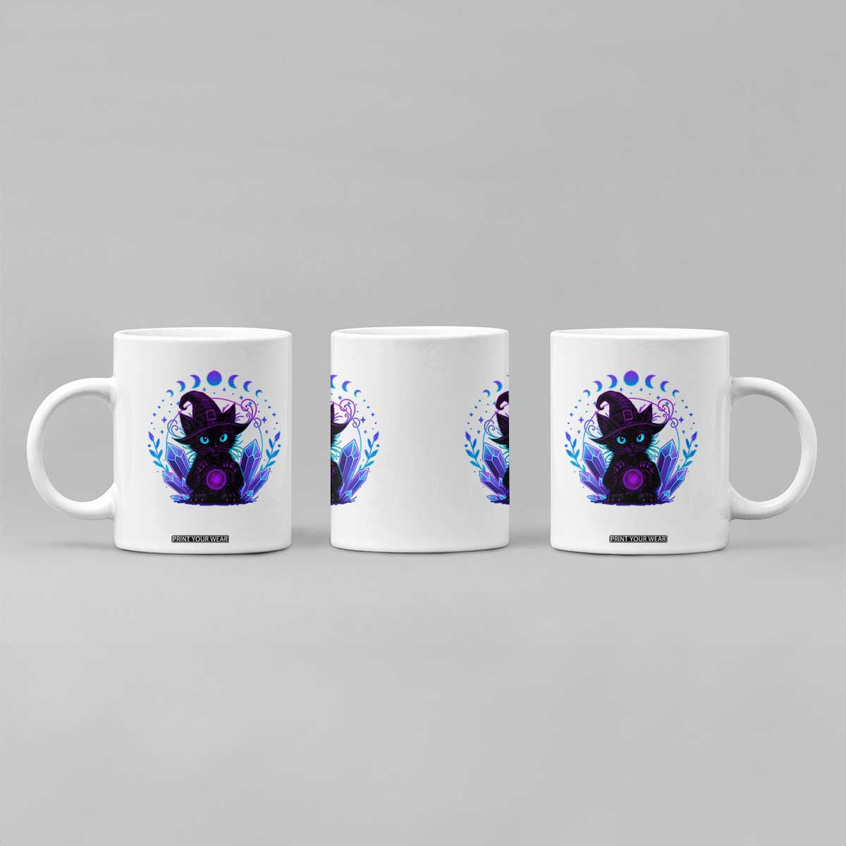 Witchy Black Cat Coffee Mug Funny Spellcasting Pastel Goth Aesthetic TS12 Print Your Wear
