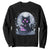 Witchy Black Cat Sweatshirt Brewing Magic Funny Pastel Goth Art TS12 Black Print Your Wear