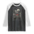 Love Is All You Need Raglan Shirt Skeleton Lovers Funny Halloween Tarot TS12 Black White Print Your Wear
