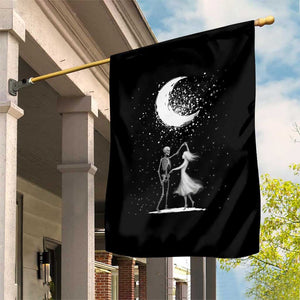 Skeleton Lover Dancing Under The Moon Dark Romantic Art Garden Flag TS12 Print Your Wear