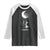Skeleton Lover Dancing Under The Moon Dark Romantic Art Raglan Shirt TS12 Black White Print Your Wear