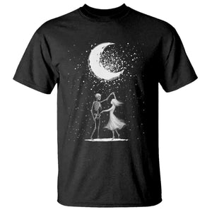 Skeleton Lover Dancing Under The Moon Dark Romantic Art T Shirt TS12 Black Print Your Wear