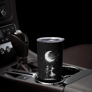 Skeleton Lover Dancing Under The Moon Dark Romantic Art Tumbler Cup TS12 Print Your Wear