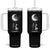 Skeleton Lover Dancing Under The Moon Dark Romantic Art Tumbler With Handle TS12 One Size: 40 oz Black Print Your Wear