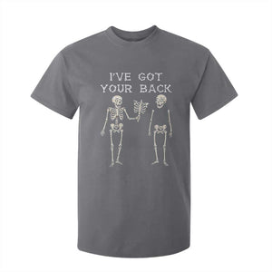 Funny Skeleton T Shirt For Kid I Have Got Your Back Bone Pun TS12 Charcoal Print Your Wear