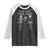 Funny Skeleton Raglan Shirt I Have Got Your Back Bone Pun TS12 Black White Print Your Wear