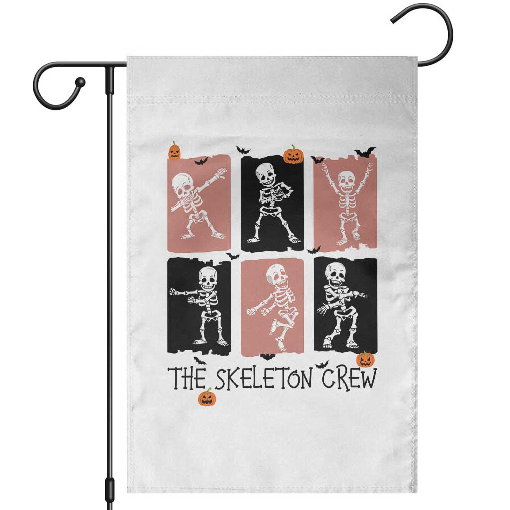 Funny The Skeleton Crew Garden Flag Dancing Skeletons Halloween For Boys Girl Kids TS12 White Print Your Wear