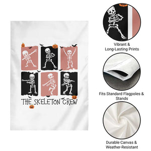 Funny The Skeleton Crew Garden Flag Dancing Skeletons Halloween For Boys Girl Kids TS12 Print Your Wear