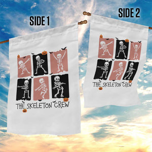 Funny The Skeleton Crew Garden Flag Dancing Skeletons Halloween For Boys Girl Kids TS12 Print Your Wear