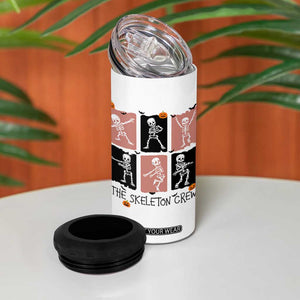 Funny The Skeleton Crew 4 in 1 Can Cooler Tumbler Dancing Skeletons Halloween For Boys Girl Kids TS12 Print Your Wear