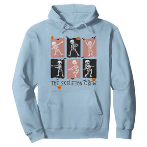 Funny The Skeleton Crew Hoodie Dancing Skeletons Halloween For Boys Girl Kids TS12 Light Blue Print Your Wear