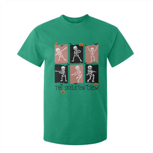 Funny The Skeleton Crew T Shirt For Kid Dancing Skeletons Halloween For Boys Girl Kids TS12 Irish Green Print Your Wear
