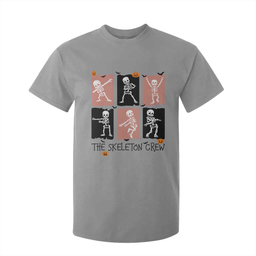Funny The Skeleton Crew T Shirt For Kid Dancing Skeletons Halloween For Boys Girl Kids TS12 Sport Gray Print Your Wear