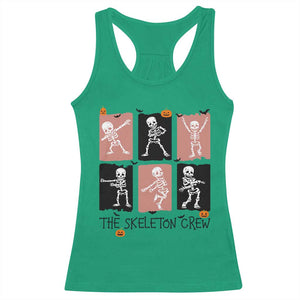 Funny The Skeleton Crew Racerback Tank Top Dancing Skeletons Halloween For Boys Girl Kids TS12 Irish Green Print Your Wear