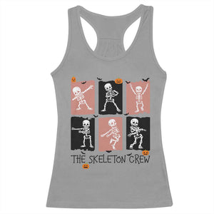 Funny The Skeleton Crew Racerback Tank Top Dancing Skeletons Halloween For Boys Girl Kids TS12 Sport Gray Print Your Wear
