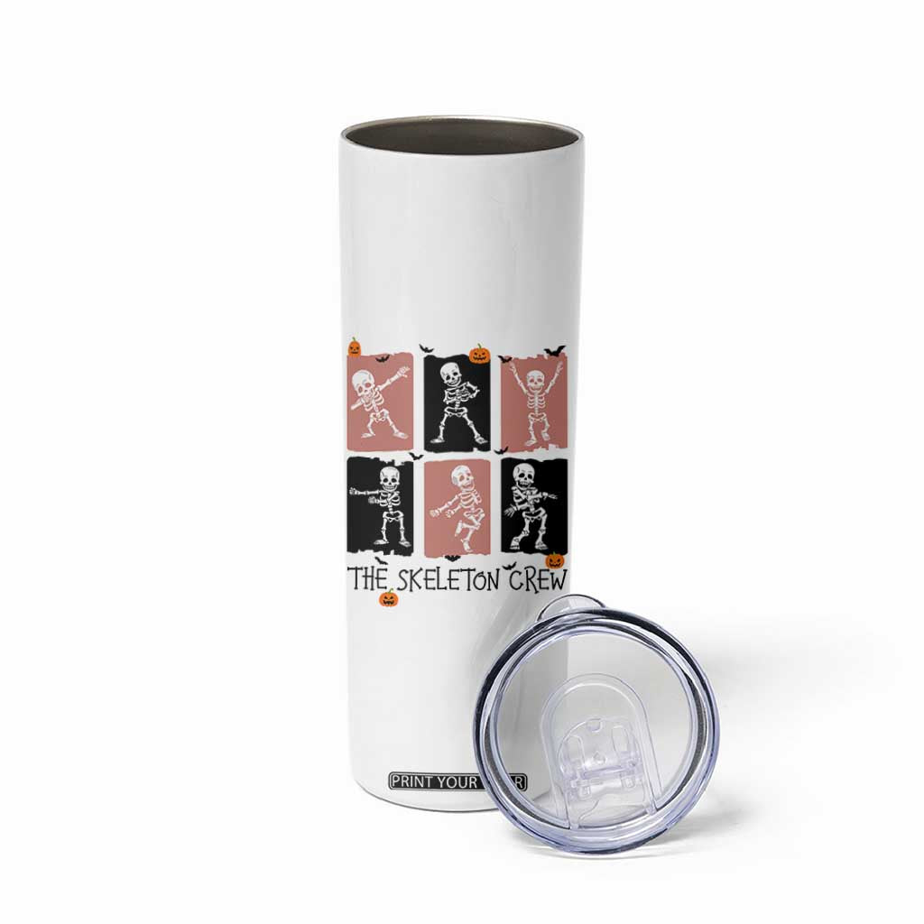 Funny The Skeleton Crew Skinny Tumbler Dancing Skeletons Halloween For Boys Girl Kids TS12 Print Your Wear