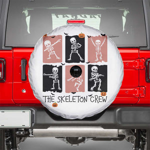 Funny The Skeleton Crew Spare Tire Cover Dancing Skeletons Halloween For Boys Girl Kids TS12 White Print Your Wear