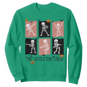 Funny The Skeleton Crew Sweatshirt Dancing Skeletons Halloween For Boys Girl Kids TS12 Irish Green Print Your Wear