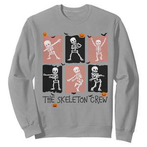 Funny The Skeleton Crew Sweatshirt Dancing Skeletons Halloween For Boys Girl Kids TS12 Sport Gray Print Your Wear
