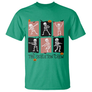 Funny The Skeleton Crew T Shirt Dancing Skeletons Halloween For Boys Girl Kids TS12 Irish Green Print Your Wear