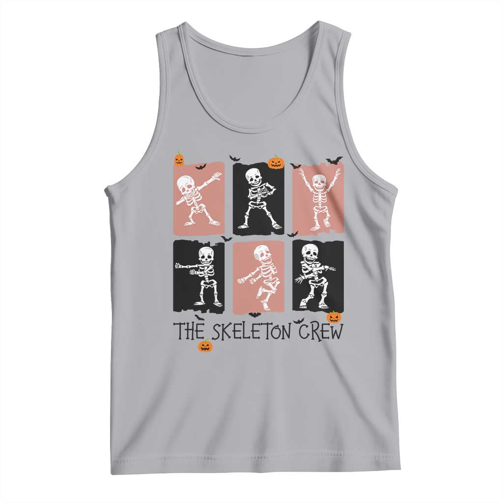 Funny The Skeleton Crew Tank Top Dancing Skeletons Halloween For Boys Girl Kids TS12 Athletic Heather Print Your Wear