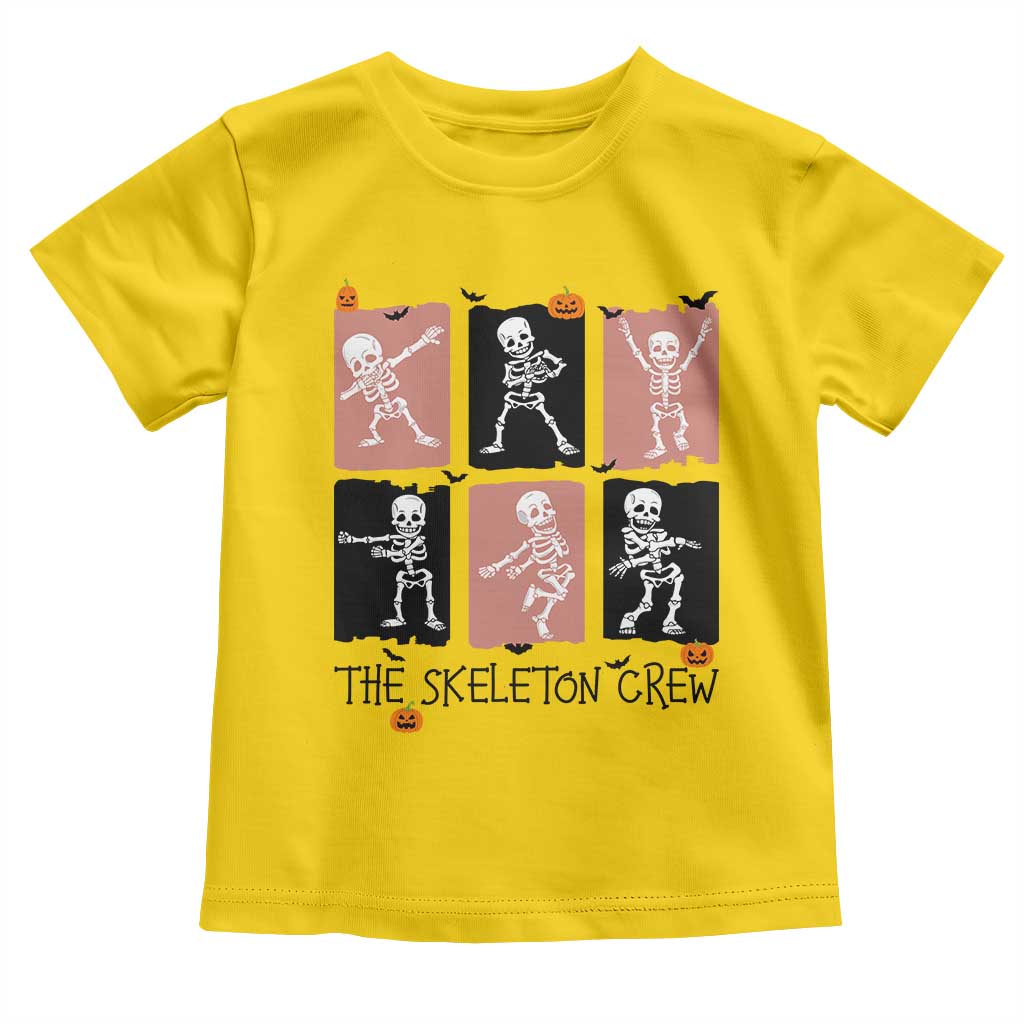Funny The Skeleton Crew Toddler T Shirt Dancing Skeletons Halloween For Boys Girl Kids TS12 Daisy Print Your Wear