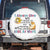 Sarcastic Cat Lover Spare Tire Cover I Always Give 100% At Work Office Humor TS12 No hole White Print Your Wear