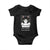 Funny Black Cat Quote Baby Onesie Free Hugs Just Kidding Do Not Touch Me TS12 Black Print Your Wear