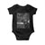 Funny Labrador Selfie With Mothman Baby Onesie Cryptid Gift TS12 Black Print Your Wear