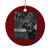 Funny Labrador Selfie With Mothman Ceramic Ornament Cryptid Gift TS12 1pc Red Print Your Wear