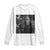 Cute Labrador Selfie With Bigfoot Long Sleeve Shirt Funny Cryptid TS12 White Print Your Wear
