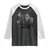 Cute Labrador Selfie With Bigfoot Raglan Shirt Funny Cryptid TS12 Black White Print Your Wear