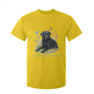 My Dog Is My Therapist T Shirt For Kid Labrador Retriever Lover Gift TS12 Daisy Print Your Wear