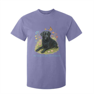 My Dog Is My Therapist T Shirt For Kid Labrador Retriever Lover Gift TS12 Violet Print Your Wear