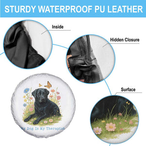 My Dog Is My Therapist Spare Tire Cover Labrador Retriever Lover Gift TS12 Print Your Wear