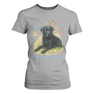My Dog Is My Therapist T Shirt For Women Labrador Retriever Lover Gift TS12 Sport Gray Print Your Wear
