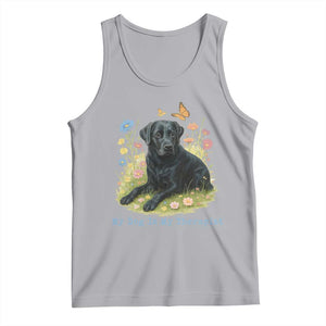 My Dog Is My Therapist Tank Top Labrador Retriever Lover Gift TS12 Athletic Heather Print Your Wear