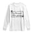 Funny Dog Lover Long Sleeve Shirt My Therapist Has Paws TS12 White Print Your Wear