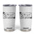 Funny Dog Lover Tumbler Cup My Therapist Has Paws TS12 White Print Your Wear